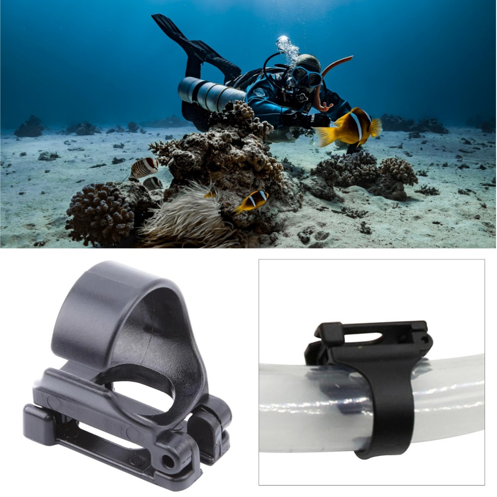 Silicone Mask Bracket - Klip Plastik Penahan Masker Snorkel Penahan
