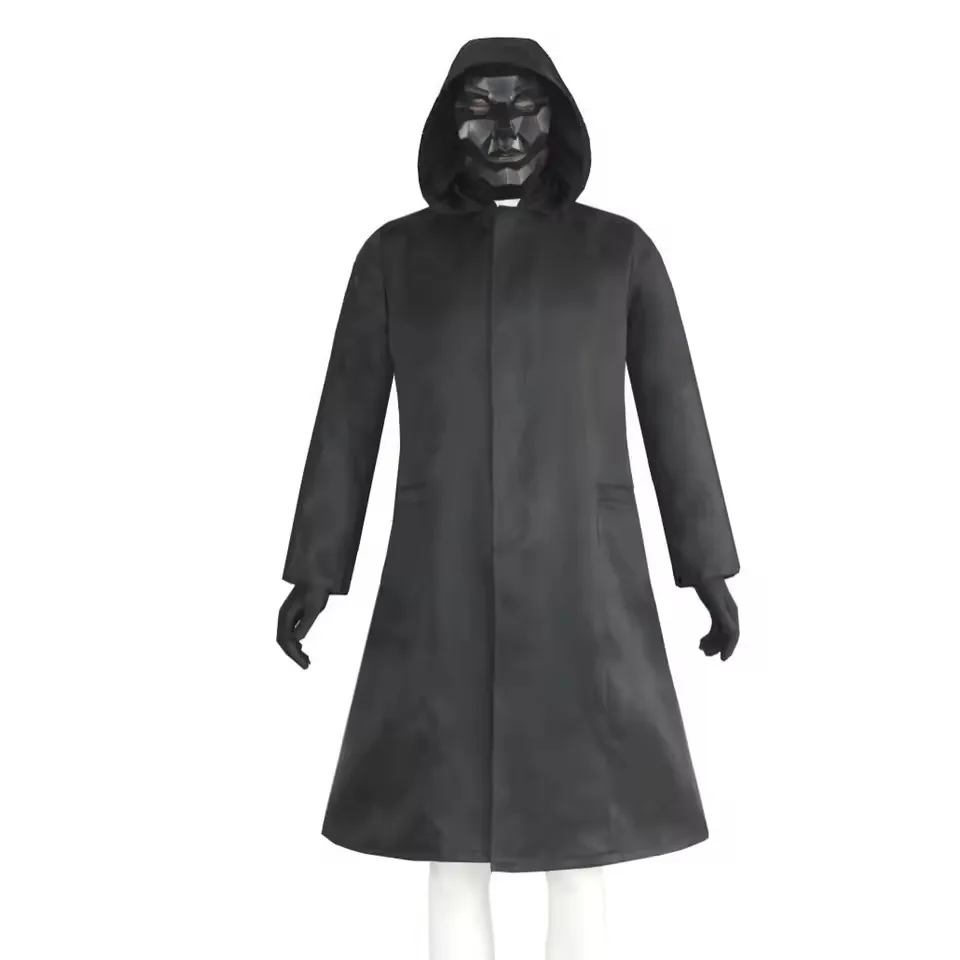 Kostum Cosplay Permainan Calam - Black Face Mask Pack ulasan dan harga