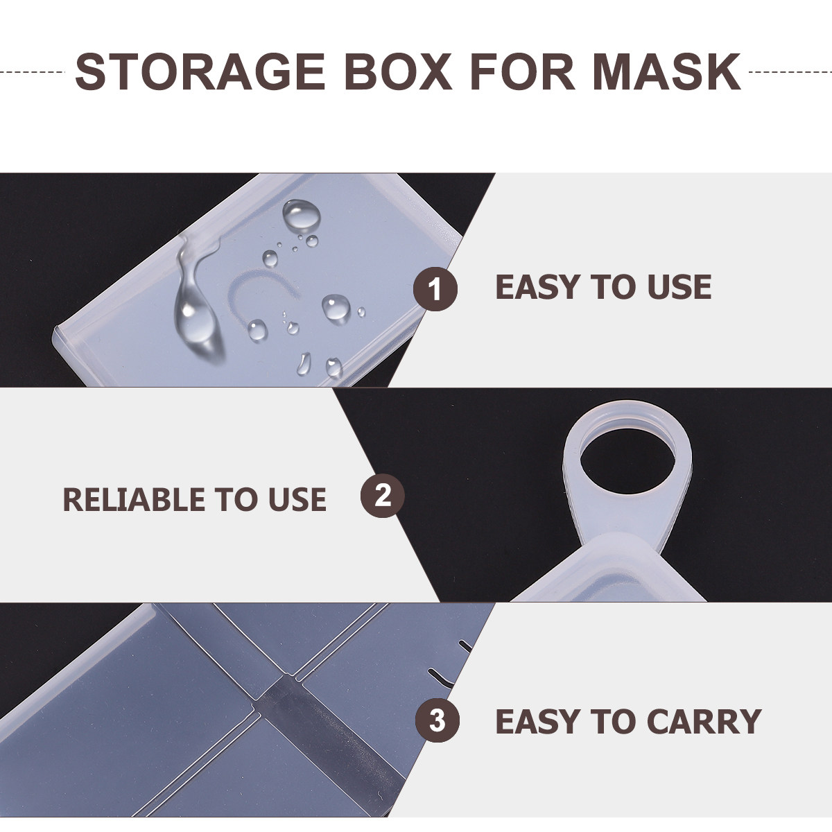 2 buah Kotak Penyimpanan Maske - Face Mask Storage Box ulasan dan harga