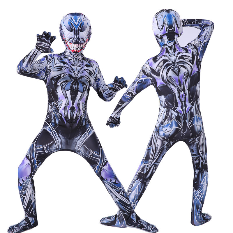 Kostum Cosplay Venom Hitam Ung - Black Face Mask Pack ulasan dan harga