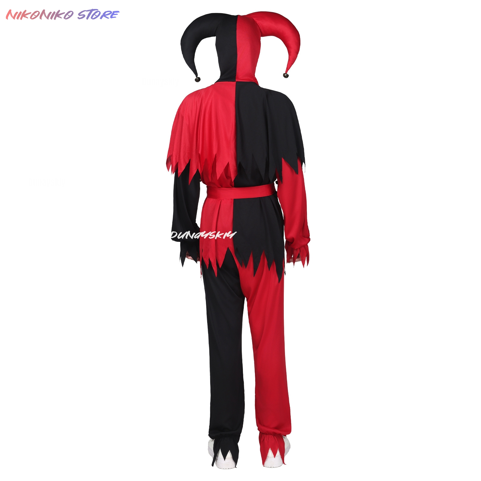 Kostum Badut Merah Hitam Bergi - Black Face Mask Pack ulasan dan harga