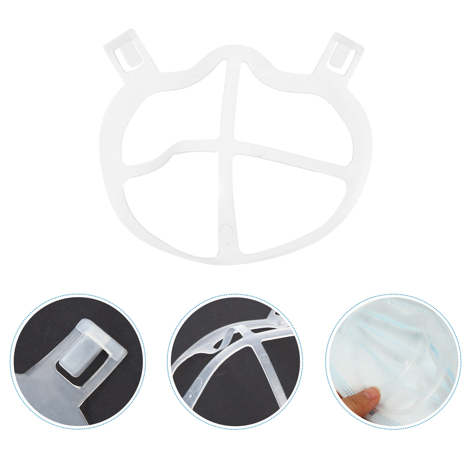 10 Buah Penyangga Masker Silik - Silicone Mask Bracket ulasan dan harga